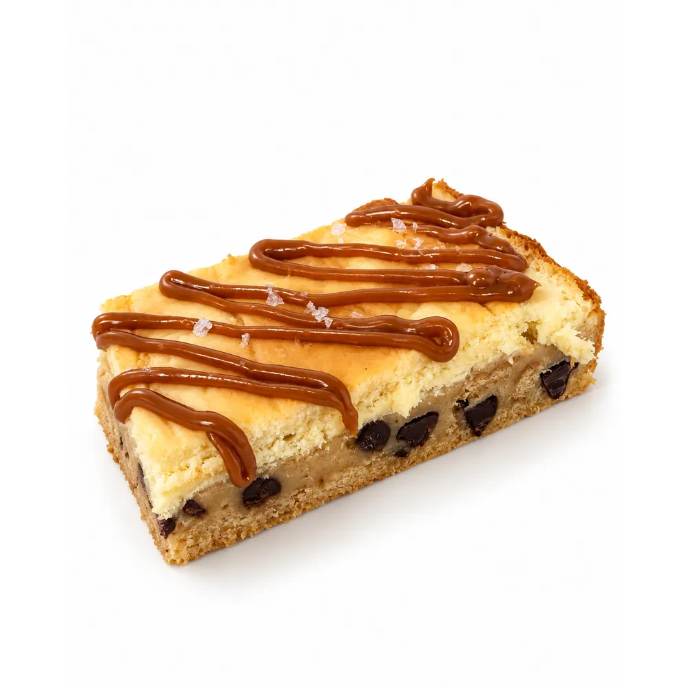 Carmel Cookie Dough Cheesecake Blondie